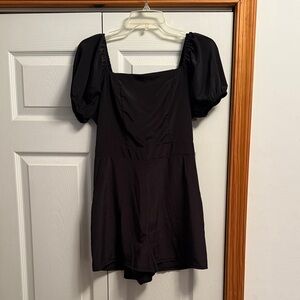 Lily Rose Elegant Black Romper